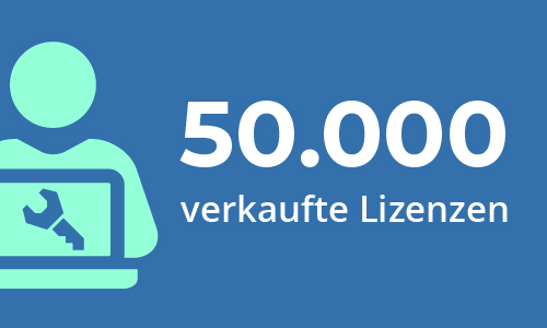 Sales Milestone | 50,000 Licenses Sold
