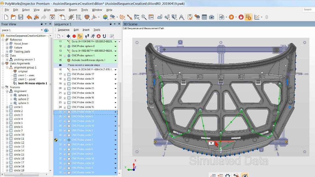 Accelerate CNC CMM Measurement Sequence Creation | PolyWorks