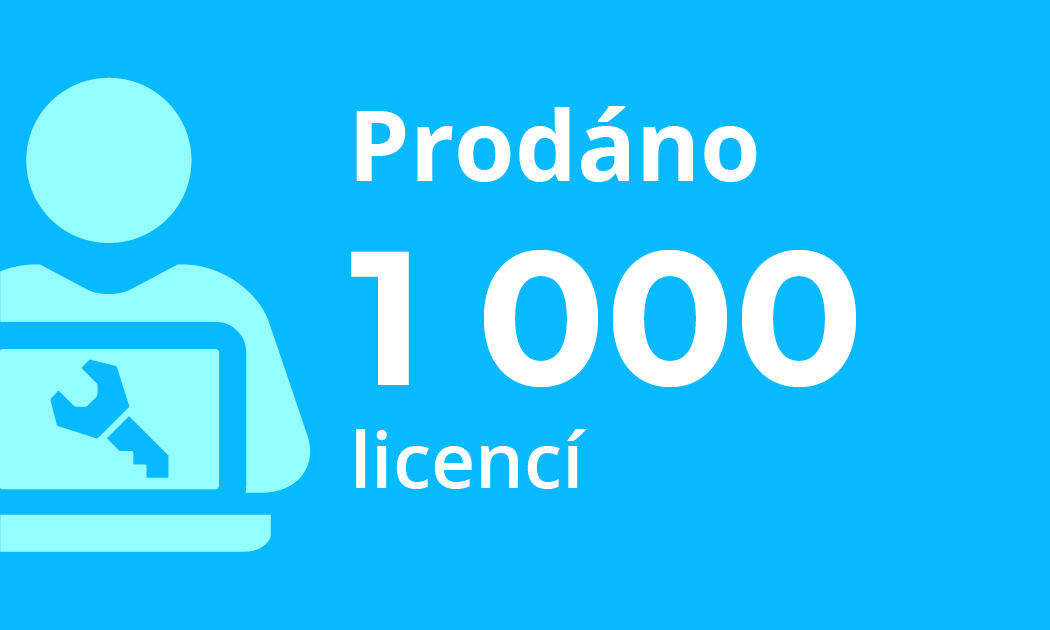 Sales Milestone: 1,000 Licenses Sold