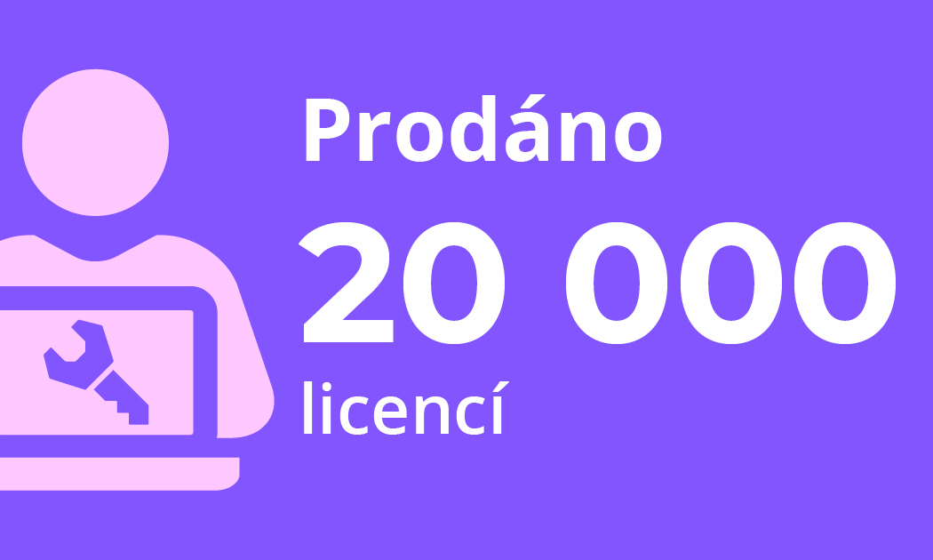 Sales Milestone: 20,000 Licenses Sold