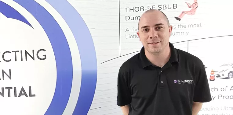 Casey Unger, Humanetics의 품질 감독관.