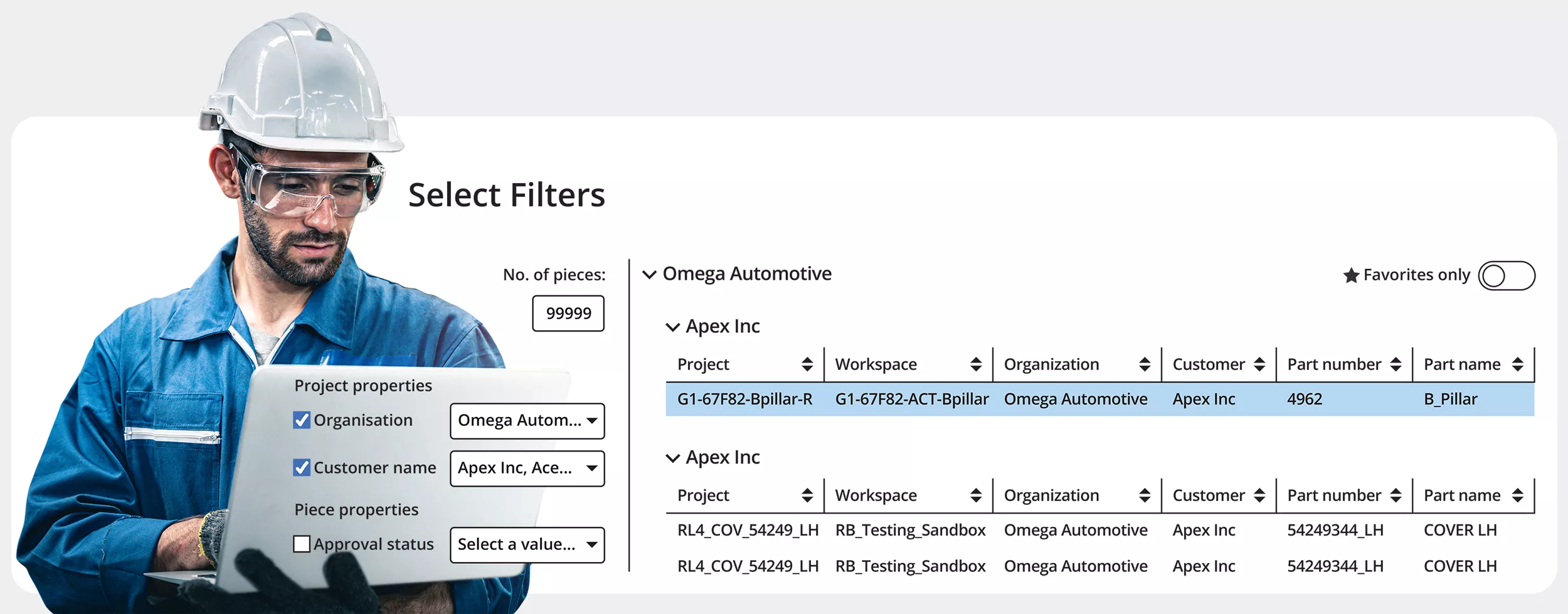 PolyWorks|DataLoop консолидирует файлы трехмерных измерений в безопасном месте с возможностями поиска. Мгновенно находите нужные ресурсы. 