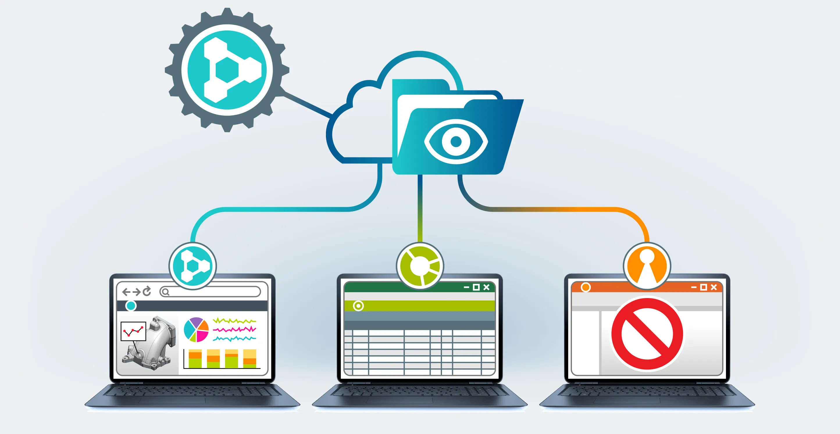 PolyWorks|DataLoop 2025で表示専用プロジェクトを作成することにより、ユーザーはデータを共有する前に3D測定結果を事前にレビューすることができます。